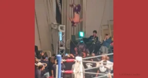 Fantastica Mania 2026でラ・ケブラーダを放つルチャドールと観客の熱狂