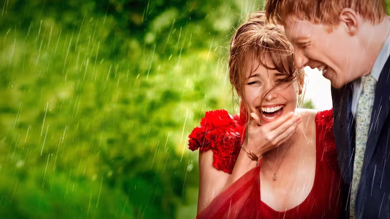 アバウト・タイム~愛おしい時間について~のドーナル・グリーソンとレイチェル・マクアダムスのツーショット