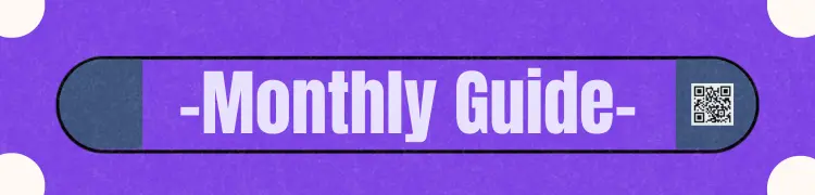 月次配信まとめ「Monthly Guide」のモバイル用バナー画像