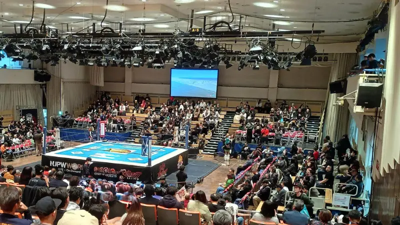 後楽園ホールで開催されたファンタスティカマニア2026のリング全景