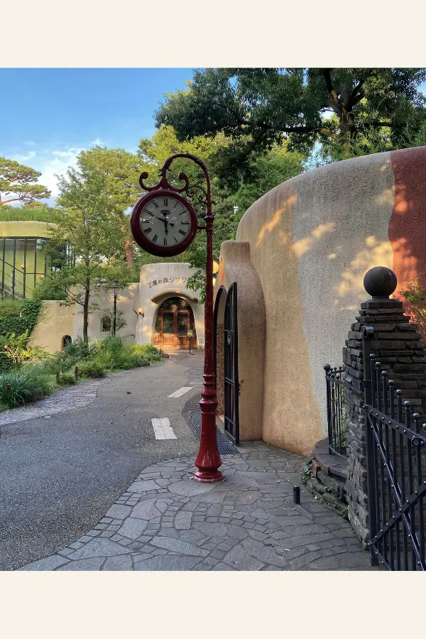 Rounded exterior and window design of the Ghibli Museum