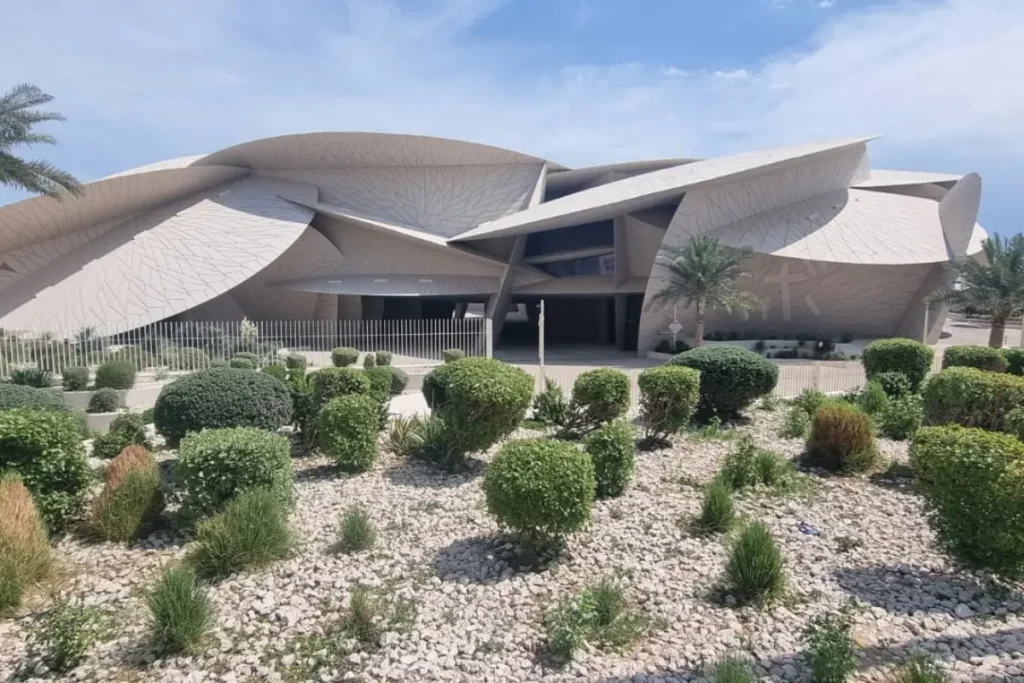 デザートローズをモチーフにしたカタール国立博物館