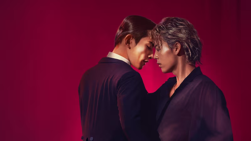 10DANCEの公式キービジュアル。竹内涼真と町田啓太のツーショット。